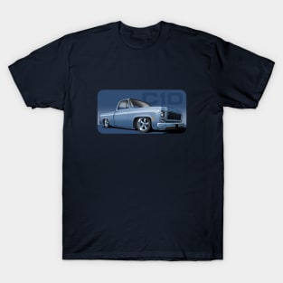 1980 Chevrolet C10 pickup in blue T-Shirt